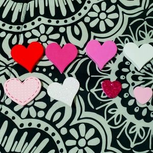 Pop up heart stickers